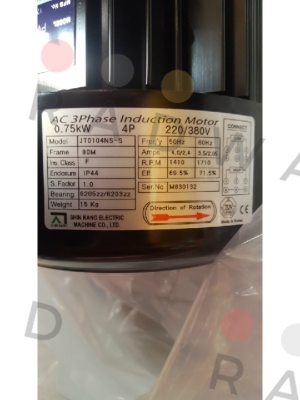 SHIN KANG ELECTRIC MACHINE-Model: JT0104NS-S price