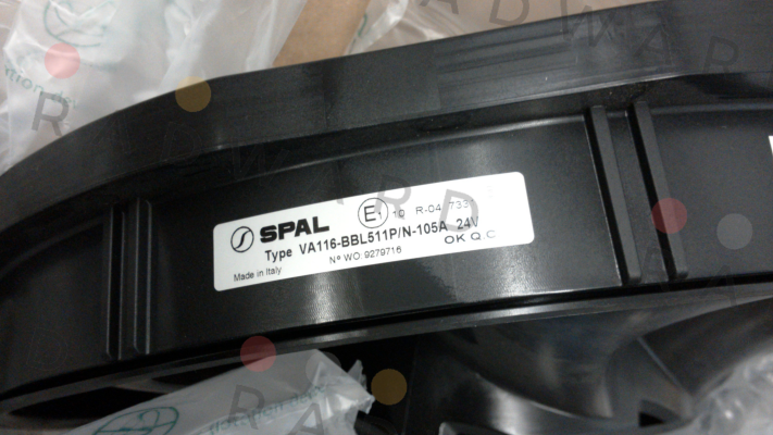 SPAL-VA116-BBL511P/N-105A price
