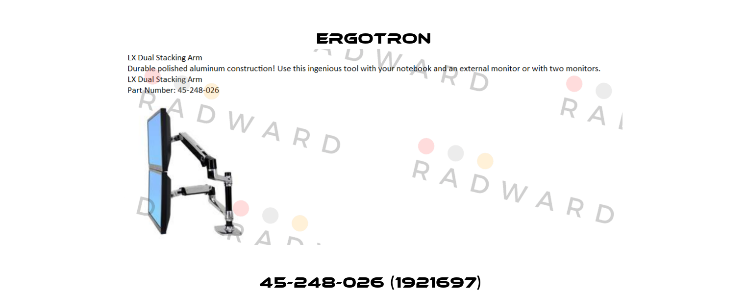Ergotron-45-248-026 (1921697)  price