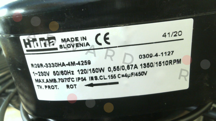 Hidria-R09R-3330HA-4M-4259 (0309-4-1127) price