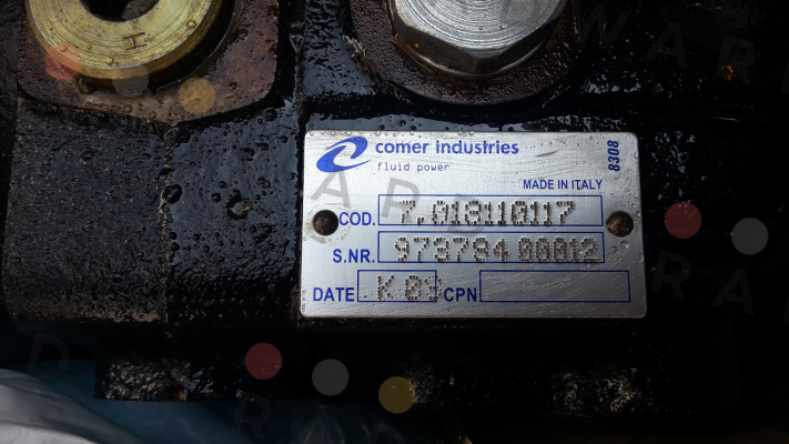 Comer Industries-Cod: 7.013110117 obsolete / replaced by PMV011S1N00A025R1005S000000  price