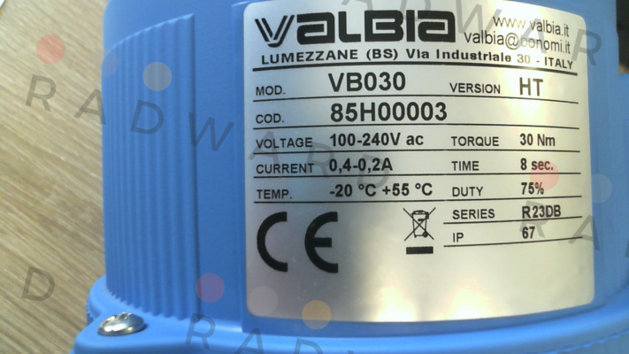 Valbia-Ball valve type 2500 1  1/2" with electric actuator VB30 price