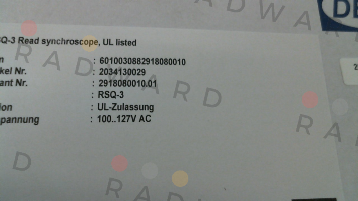 Deif-RSQ-3 (Variante : 2918080010.01) price