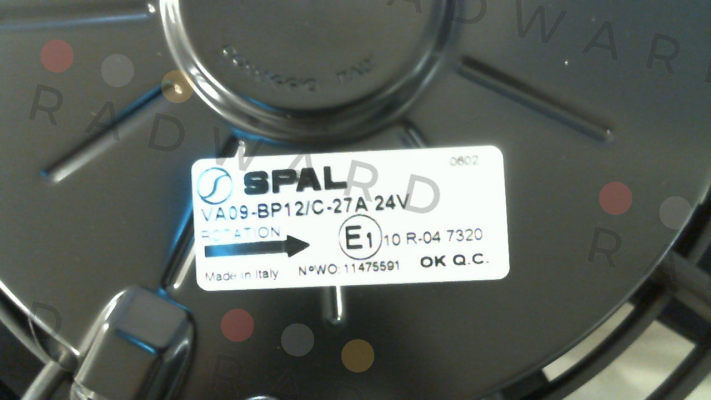 SPAL-VA09-BP12/C-27A 24V price
