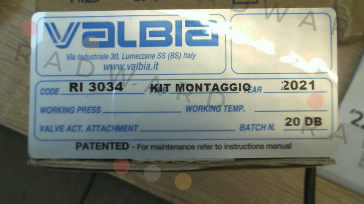 Valbia-RI3034 price