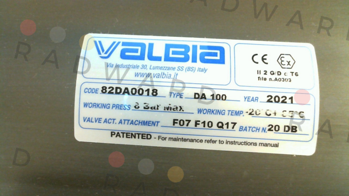 Valbia-0310000071 price
