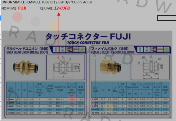 Fuji-12-03FB  price