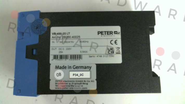Peter Electronic-2B200.40025 / VB 400-25 LT price