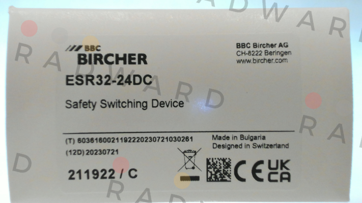 Bircher-211922 / ESR32-24VDC price